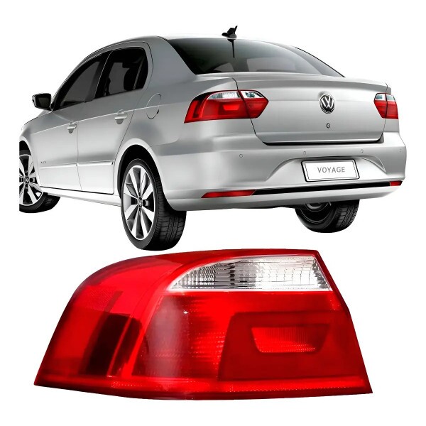 Lanterna Voyage G6 G7 G8 2013 a 2023 Traseiro Esquerdo Borda Vermelha Valeo Lanterna Voyage G6 G7 G8 2013 a 2023 Traseiro Esquerdo Borda Vermelha Valeo