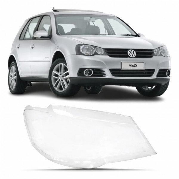 Lente do Farol Golf 2008 a 2013 Lado Direito Lente do Farol Golf 2008 a 2013 Lado Direito