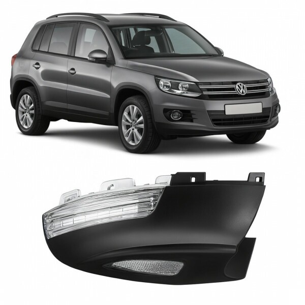 Pisca Retrovisor Tiguan 2009 a 2017 Direito Luz de Cortesia Pisca Retrovisor Tiguan 2009 a 2017 Direito Luz de Cortesia