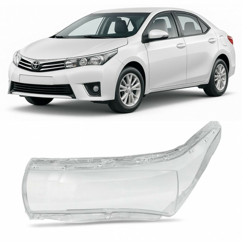 Lente do Farol Corolla 2014 a 2017 Esquerdo