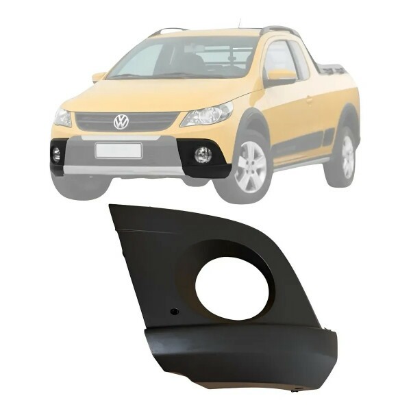 Moldura Farol Milha Saveiro Cross G5 2010 a 2013 Esquerdo Com Furo Moldura Farol Milha Saveiro Cross G5 2010 a 2013 Esquerdo Com Furo