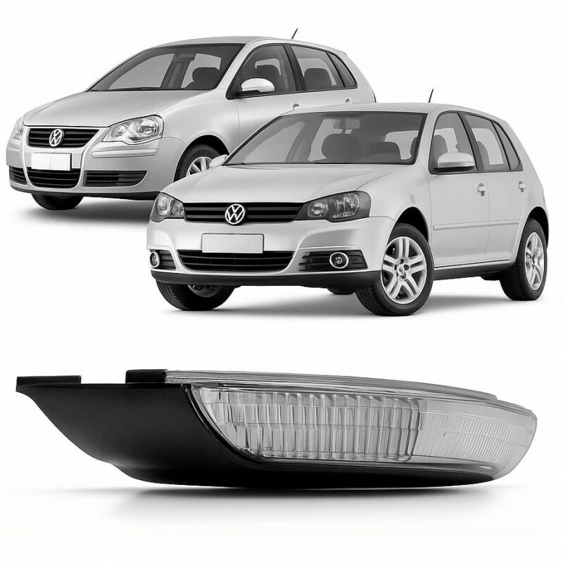 Pisca do Retrovisor Golf 2008 a 2012 Polo 2007 a 2012 Esquerdo C/Chicote