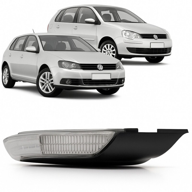 Pisca do Retrovisor Golf 2008 a 2012 Polo 2007 a 2012 Direito C/Chicote