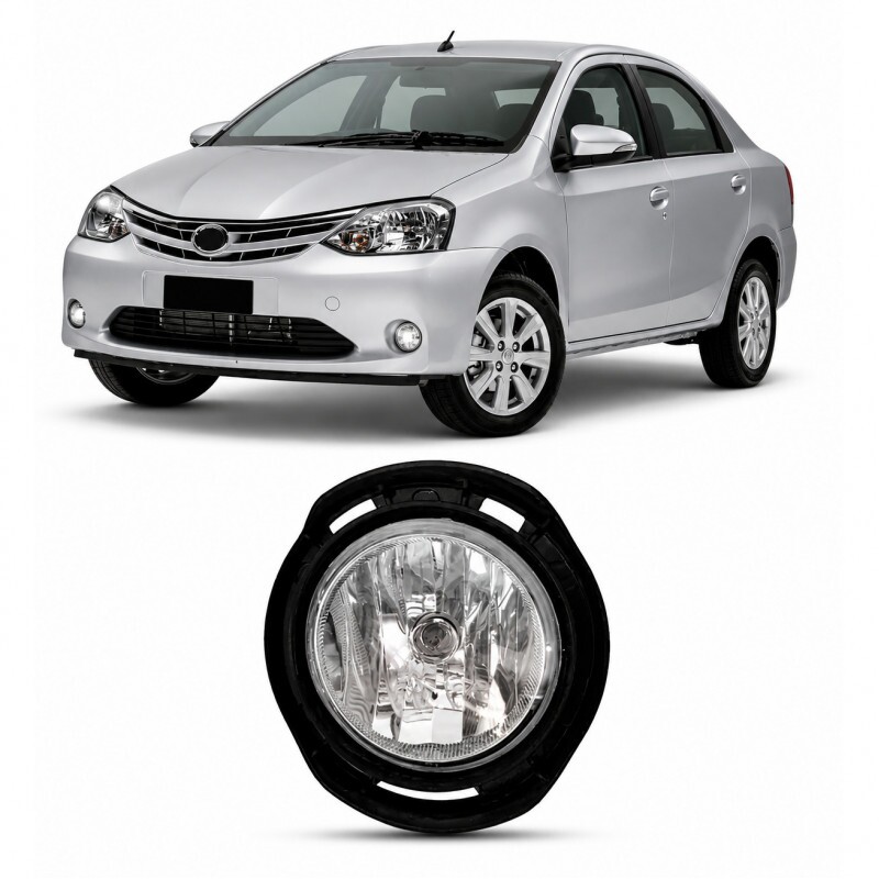 Farol de Milha Etios 2012 a 2021 Esquerdo Com suporte