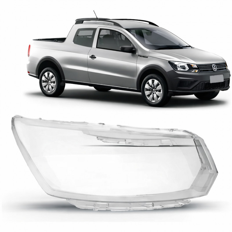 Lente de Farol Gol G8 2018 a 2023 Saveiro G7 2016 a 2023 Direito