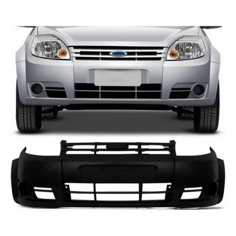 Para Choque Ford Ka 2008 a 2012 Dianteiro Preto Liso Sem Furo Para Choque Ford Ka 2008 a 2012 Dianteiro Preto Liso Sem Furo