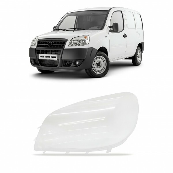 Lente do Farol Doblo 2009 a 2021 Esquerdo