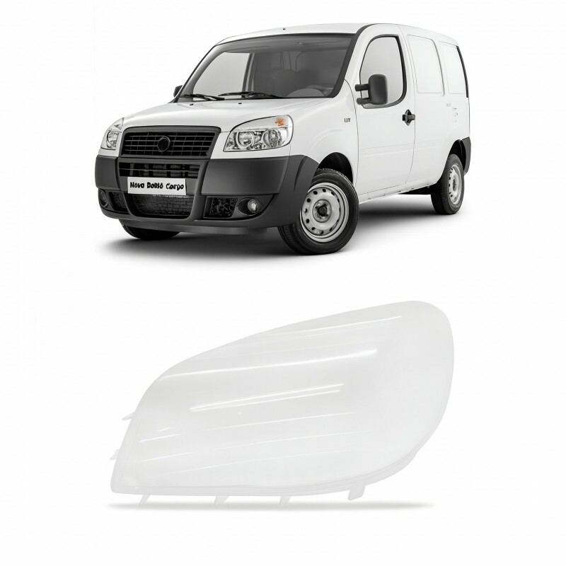 Lente do Farol Doblo 2009 a 2021 Esquerdo