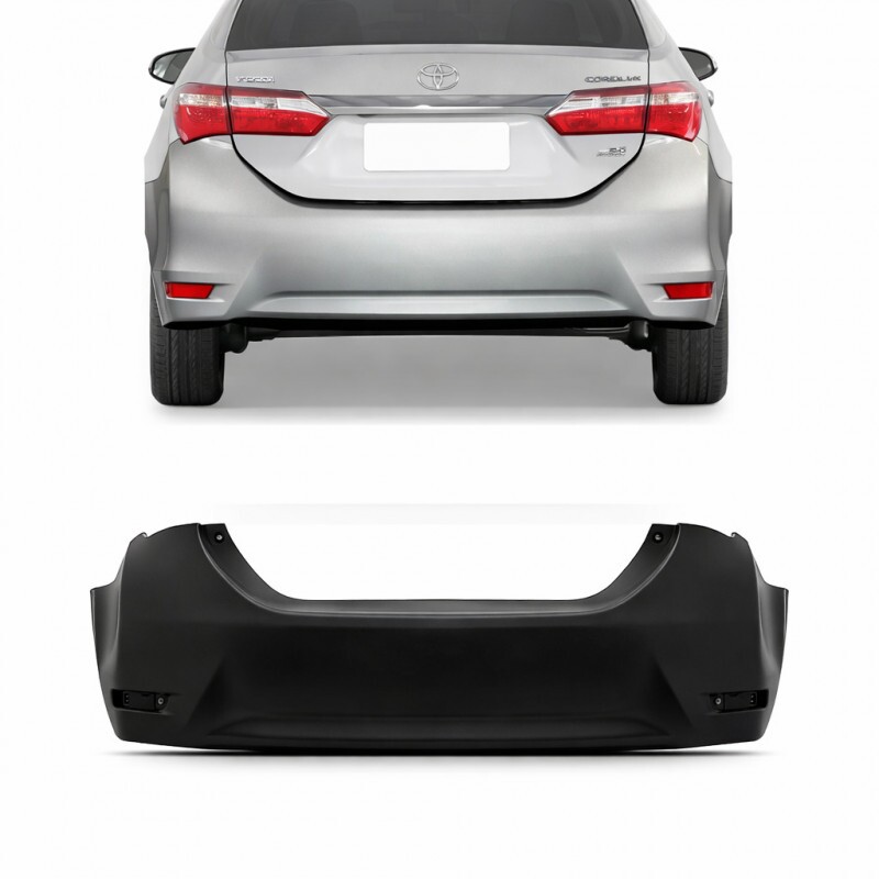 Para Choque Corolla 2014 a 2019 Traseiro Para Choque Corolla 2014 a 2019 Traseiro