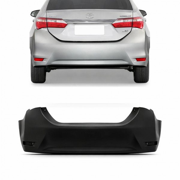 Para Choque Corolla 2014 a 2019 Traseiro