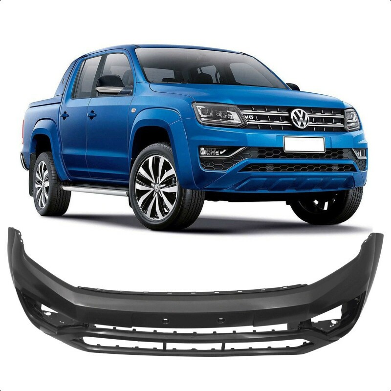 Para Choque Amarok 2017 a 2024 Dianteiro Preto Sem Grade