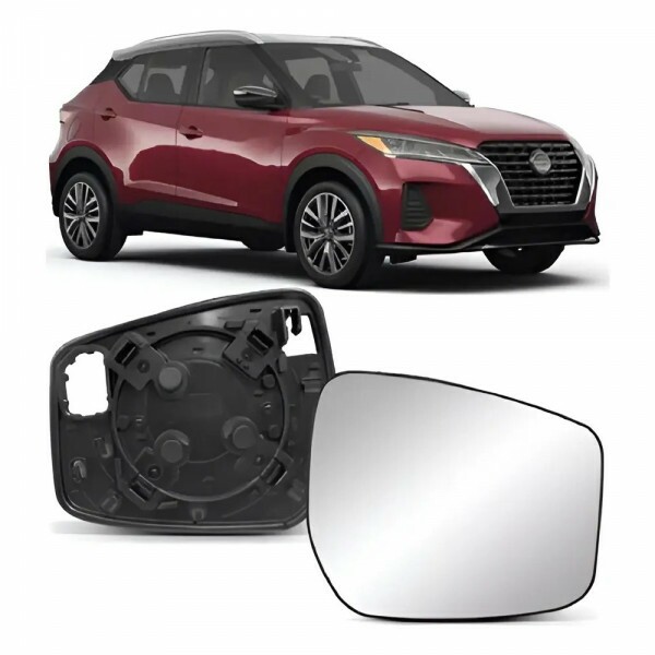 Lente Retrovisor Nissan Kicks 2017 a 2021 Direito