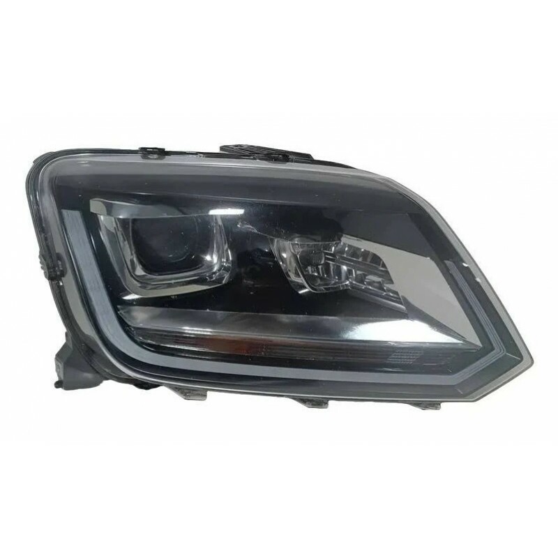 Farol Amarok 2017 a 2024 Direito Mascara Negra LED Xenon Farol Amarok 2017 a 2024 Direito Mascara Negra LED Xenon