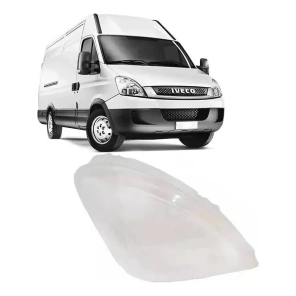 Lente Farol Iveco Daily 2008 a 2020 Direita Lente Farol Iveco Daily 2008 a 2020 Direita