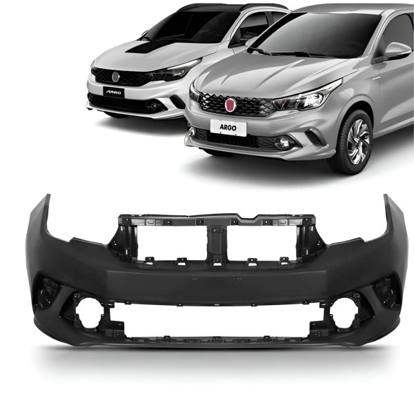 Para Choque Argo 2017 a 2022 Dianteiro Preto Liso
