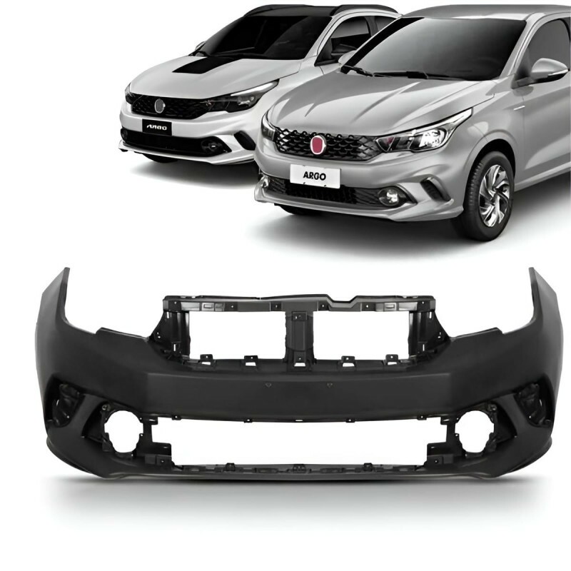 Para Choque Argo 2017 a 2022 Dianteiro Preto Liso