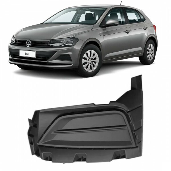 Moldura Dianteira Farol de Milha Polo Virtus 2018 a 2022 Esquerdo Sem Furo