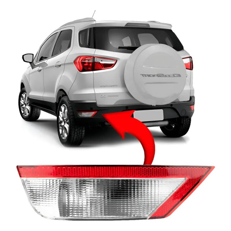 Lanterna Para Choque Ecosport 2013 a 2020 Traseiro Esquerda Luz de Ré