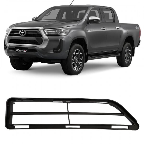 Grade Inferior Para-choque Dianteiro Hilux 2021 a 2025 Esquerdo Pick-Up