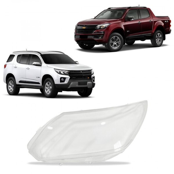 Lente do Farol S10 2017 a 2024 Trailblazer 2021 a 2024 Esquerdo