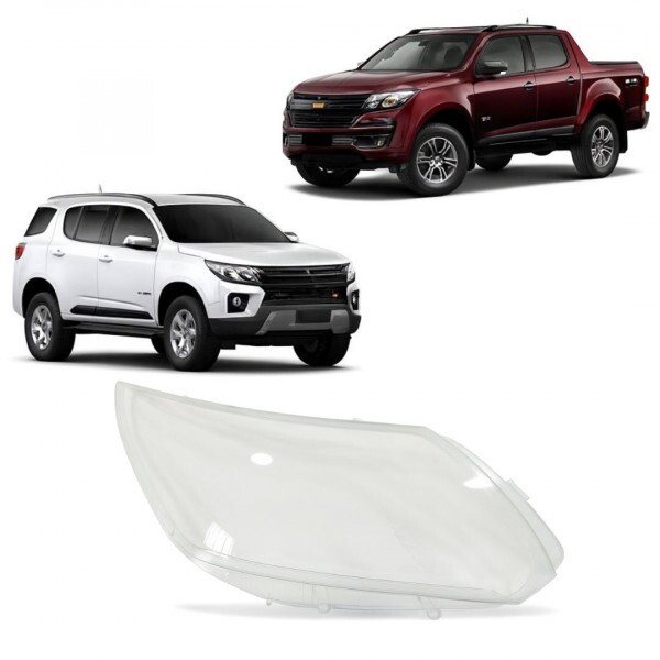 Lente do Farol S10 2017 a 2024 Trailblazer 2021 a 2024 Direito Lente do Farol S10 2017 a 2024 Trailblazer 2021 a 2024 Direito