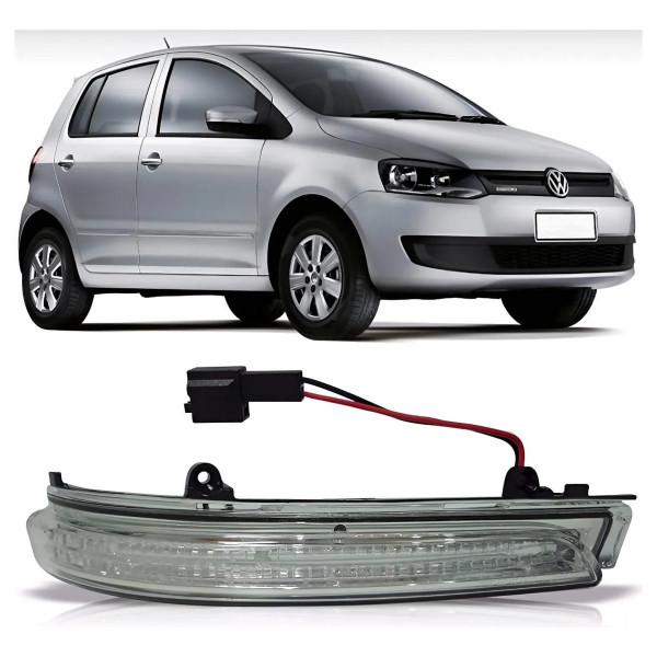 Pisca Retrovisor Fox 2010 a 2014 Spacefox 2010 a 2017 Direito Cristal