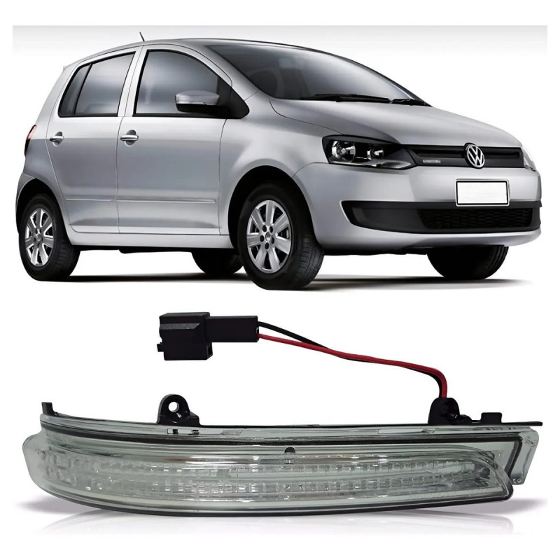 Pisca Retrovisor Fox 2010 a 2014 Spacefox 2010 a 2017 Direito Cristal