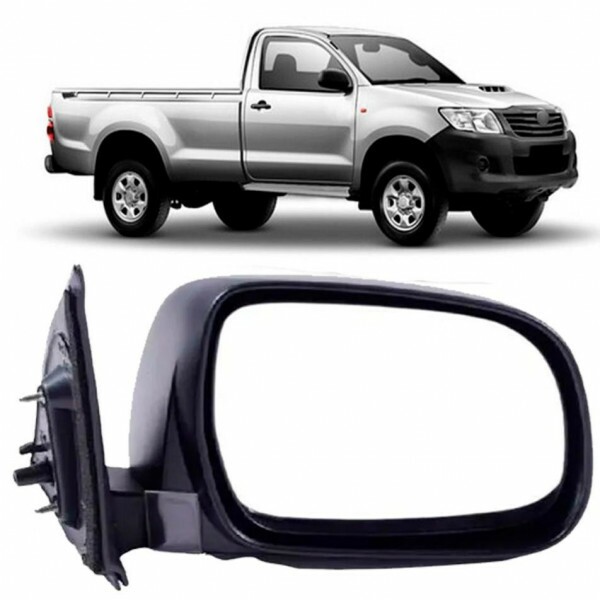 Retrovisor Hilux 2006 a 2015 Direito Cabine Dupla e Cabine Simples