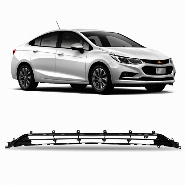 Grade Central Para-choque Inferior Cruze 2017 a 2019