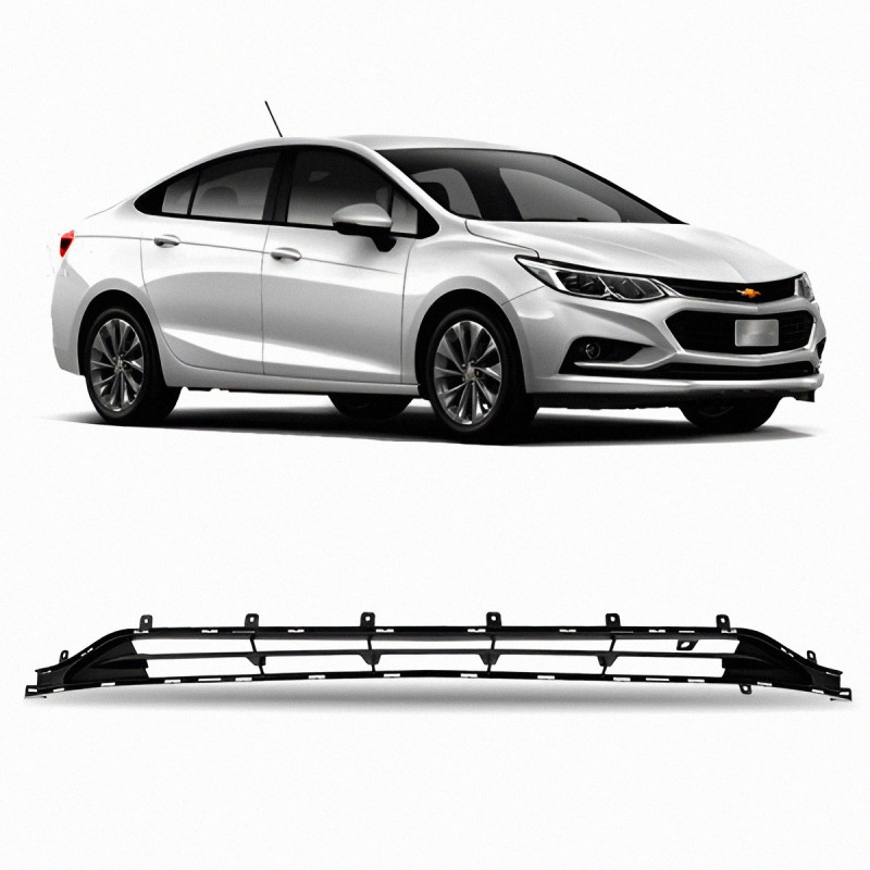 Grade Central Para-choque Inferior Cruze 2017 a 2019
