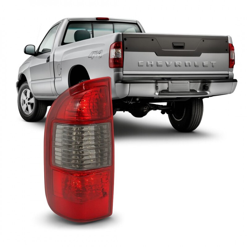 Lanterna S10 2008 a 2012 Traseira Esquerdo Fume Lanterna S10 2008 a 2012 Traseira Esquerdo Fume