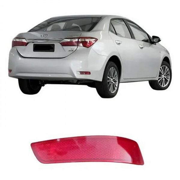 Refletor Para Choque Corolla 2015 a 2019 Traseiro Direito Vermelho Refletor Para Choque Corolla 2015 a 2019 Traseiro Direito Vermelho