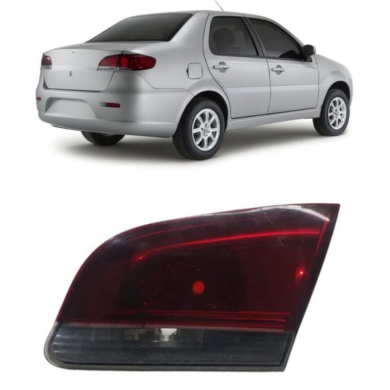 Lanterna Siena 2008 a 2012 Traseira Direito Fumê Mala