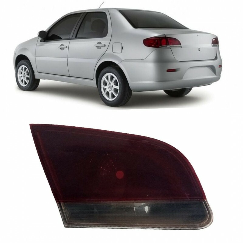 Lanterna Traseira Fiat Siena 2008 a 2012 Esquerdo Fumê Mala