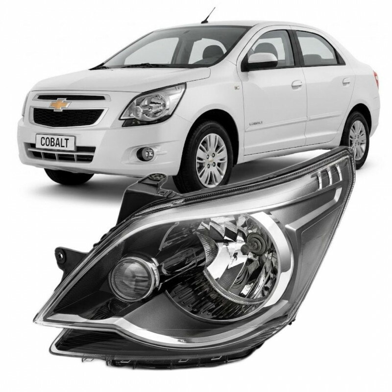 Farol Cobalt 2011 a 2015 Esquerdo Cromo Onix Manual