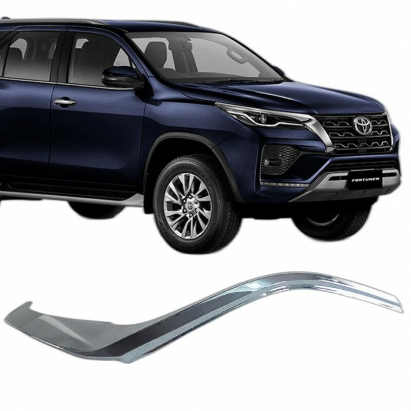 Friso Moldura Superior do Farol Hilux Sw4 2021 a 2024 Direito Cromado