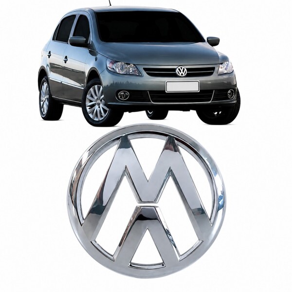 Emblema Grade Dianteira Gol G5 Voyage 2009 a 2011 Cromado Emblema Grade Dianteira Gol G5 Voyage 2009 a 2011 Cromado