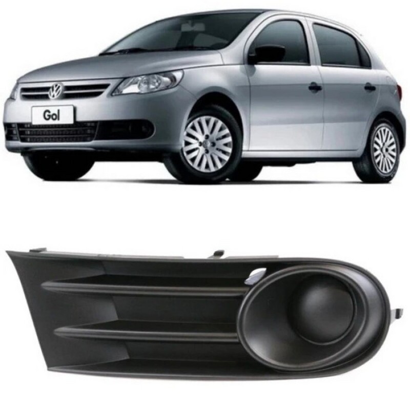 Moldura Farol de Milha Gol G5 Saveiro Voyage 2009 a 2011 Dianteiro Esquerdo