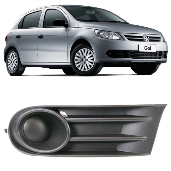 Moldura Farol de Milha Dianteiro Gol Saveiro Voyage 2009 a 2011 Esquerdo