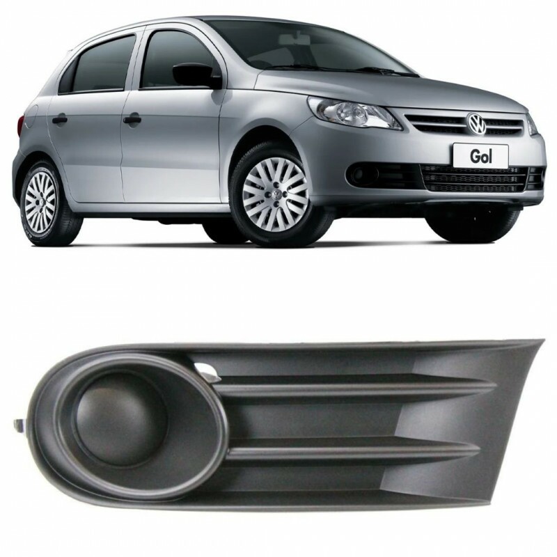Moldura Farol de Milha Dianteiro Gol Saveiro Voyage 2009 a 2011 Esquerdo