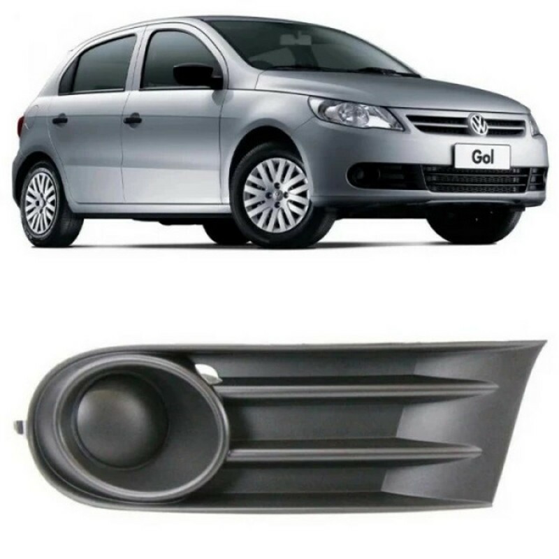 Moldura Farol de Milha Gol G5 Saveiro Voyage 2009 a 2011 Dianteiro Direito