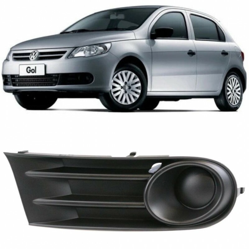Moldura Farol de Milha Dianteiro Gol Saveiro Voyage 2009 a 2011 Direito