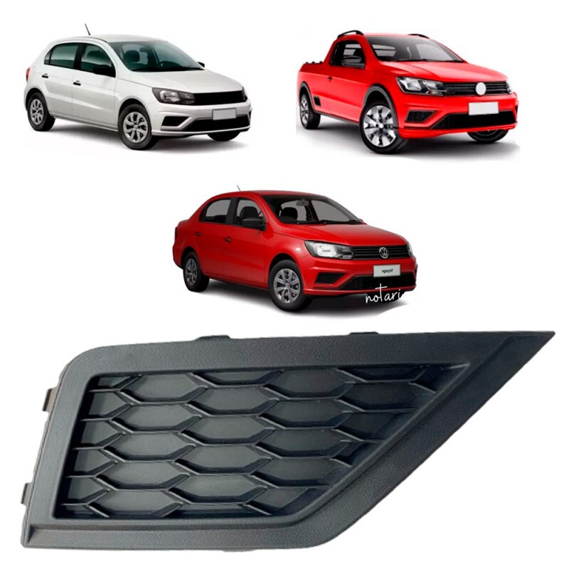 Moldura Farol de Milha Gol Saveiro Voyage 2017 a 2022 Dianteira Direito