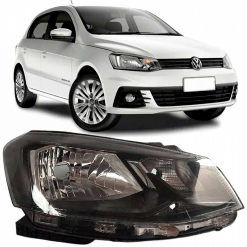 Farol Gol G7 2017 a 2018 Direito Mascara Negra Original