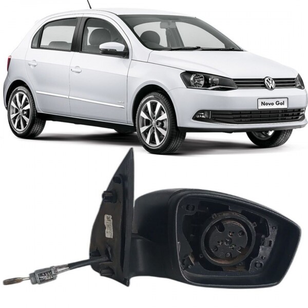 Retrovisor Gol Voyage G6 2013 a 2022 Direito Manual