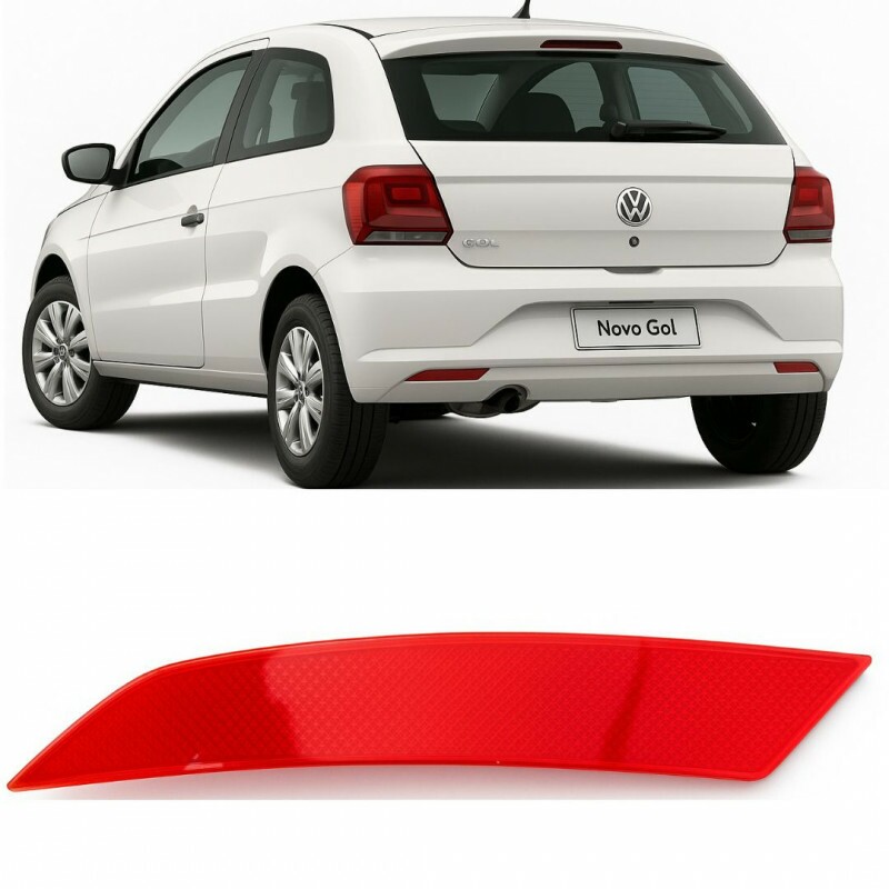 Refletor do Para-choque Traseiro Gol 2013 a 2016 Esquerdo