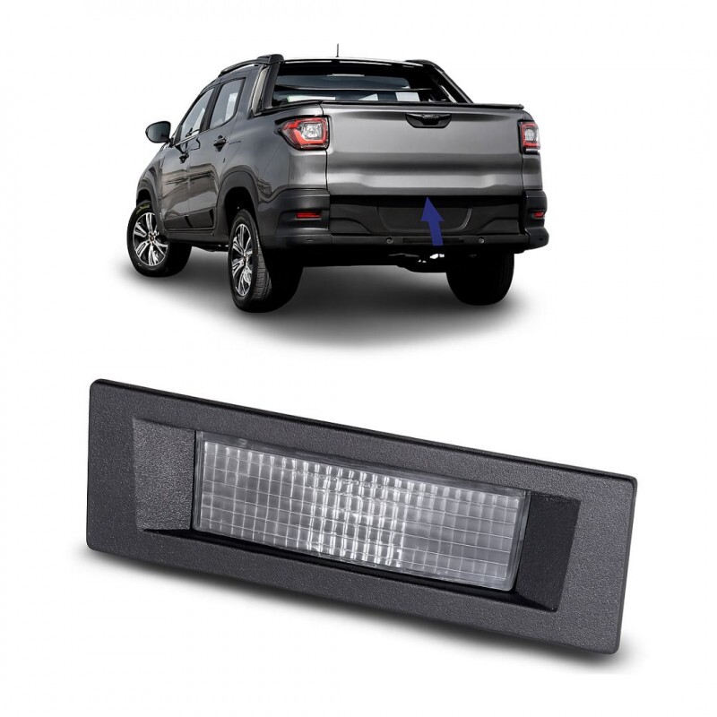Lanterna Luz de Placa Fiat Strada 2020 a 2025 Cristal