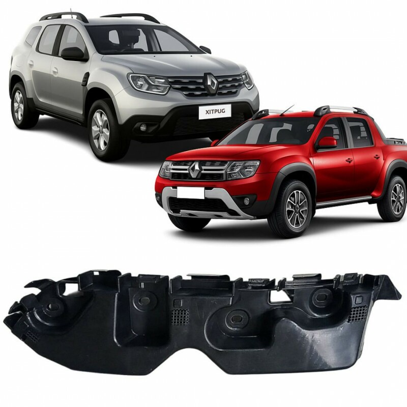 Guia Suporte Para-Choque Dianteiro Renault Duster Oroch 2010 e 2021 Esquerdo