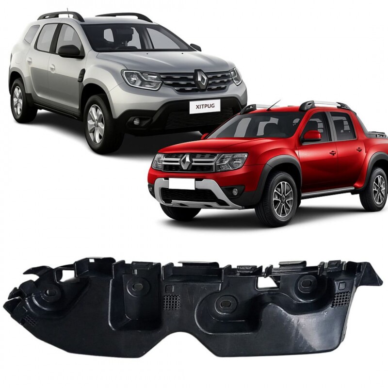 Guia Suporte Para Choque Renault Duster Oroch 2010 e 2021 Dianteiro Esquerdo