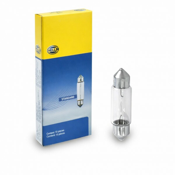Lâmpada Torpedo Curta 35MM C5W 12V 5W SV8.5-8 Lâmpada Torpedo Curta 35MM C5W 12V 5W SV8.5-8